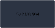 alilgm dark logo XXL Gaming Mousepad