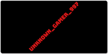 unknown_gamer_997 XXL Gaming Mousepad