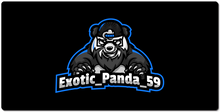 exotic_panda_59 XXL Gaming Mousepad
