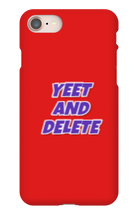 blade442211 yeet and delete iPhone Phone Cases