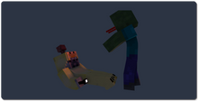 ItzJustPug attacked by zombie XXL Gaming Mousepad