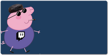papa_pig_332 XXL Gaming Mousepad