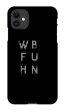 wbfuhn iPhone Case