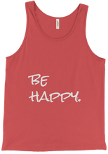 be happy. signature tank top