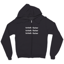 Reißverschluss Hoodie - Schließfächer