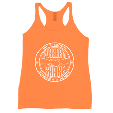 Forearm Shake Women's Racerback Tank - White Logo