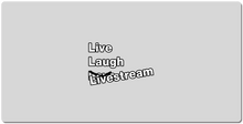 Live Laugh Love Black and White