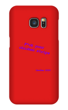 Chickenstrips purple text Samsung Phone Cases