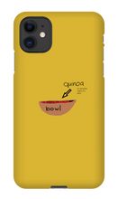 quinoa bowl iPhone case