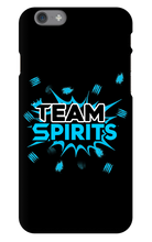 Team Spirits Blue Theme iPhone Phone Cases