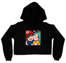 hug women’s cropped hoodie