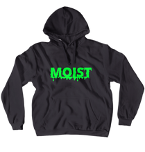 Green letter Moisty Hoodies