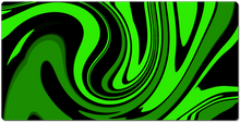 Green and Black Swirl