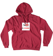 pull le crosseur ( logo YouTube ) 4 colorie