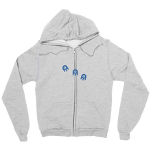 Blob zip-up-hoodie