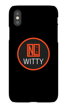 NLWITTY Circle Logo iPhone Phone Case - White