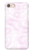 Topographic iPhone Case Light Mode