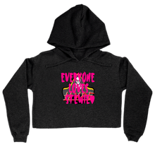 everyone loves stewie hoodie-women-cropped