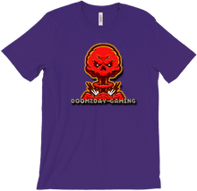 Doomzday_Gaming Med logo Stone Text T-Shirts
