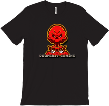 Doomzday_Gaming Med logo Stone Text T-Shirts