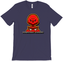 Doomzday_Gaming Med logo Stone Text T-Shirts
