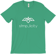 s1mp_licity White Minimalist Logo T-Shirt