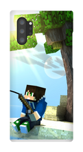 Case para Samsung Minecraft JuaoGL Pescando