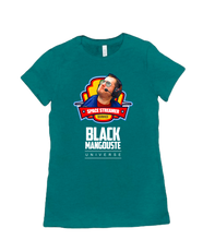 T-shirt " Black Mangouste universe" - Femme