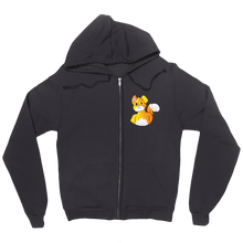 Cat's Zip Up Hoodie (No Background) (Small Image)