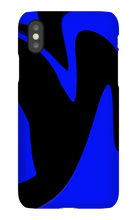 Dark Blue and Black iPhone Case