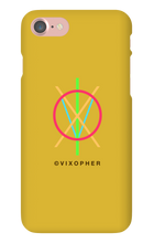 VIXOPHER CENTERED LOGO iPHONE CASE