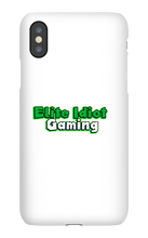 Elite Idiot Gaming Text IPhone Case