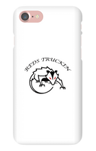 Reds Truckin Black Letters iPhone Cases