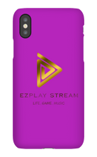 EZPLAYSTREAM iPhone Phone Case (Metal Gold Logo)