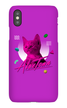 AlexTown Pink Cat Mascot iPhone Case