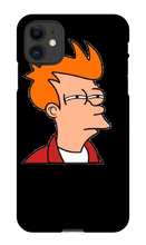 Fry iPhone Phone Cases Black
