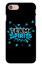 Team Spirits Blue Theme iPhone Phone Cases