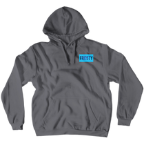 Purple on Blue Hoodie