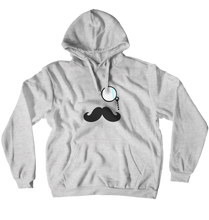 Mustachio Dad Hoodie (No-Zip/Pullover)