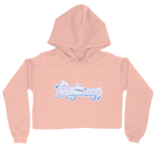 logo crop hoodie