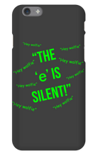 Silent "e" iPhone Phone Case