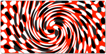 Red,Black and White Swirl XXL Gaming Mousepad