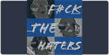 F*ck The Haters XXL Gaming Mousepad
