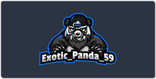 exotic_panda_59 XXL Gaming Mousepad