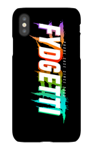 FYDGETTI White Text Design iPhone Case