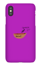 quinoa bowl iPhone case