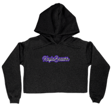 Kaylabeaarr Purple Women’s Cropped Hoodie