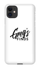 iPhone Case (Greg's Finds Logo)