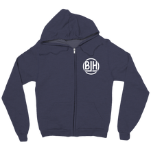 Veste Zip Logo BLH blanc