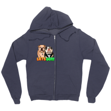 Lets Go! Bulldog Zip-Up Hoodie